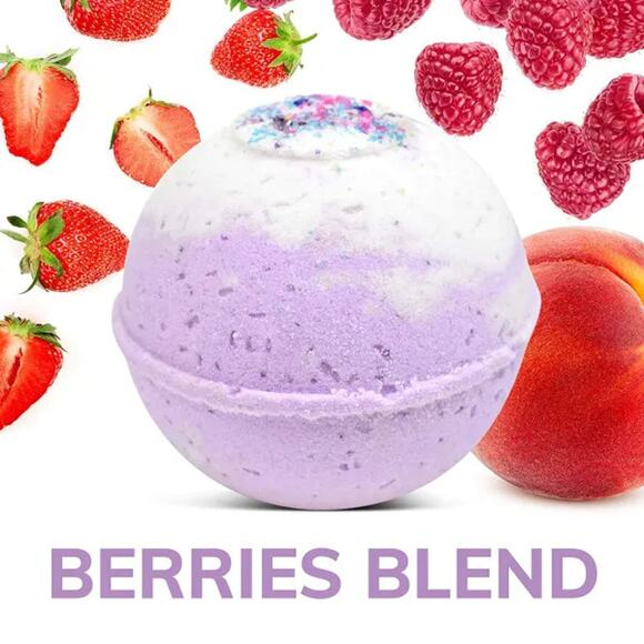 "Unicorn Poop" Organic Bath Bomb in kraft box - 5 oz - Picture 2 of 7